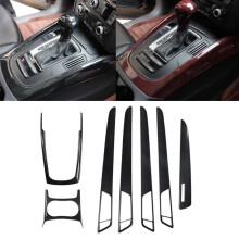 Audi Q5 2010-2016 Carbon Fiber Gear Shift & Console Armrest Trim - Interior Decoration for LHD/RHD Models