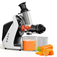 7-Stage Slow Masticating Juicer with Large Calibre & Strong Torque for Vegetables - Filter-Free Design