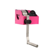 Compact 250kg Self-Locking Worm Gear Hand Winch with Dual Clutch & Wire Rope