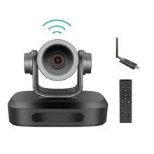 1080p 18x Zoom WiFi PTZ Webcam with 3D Noise Reduction & HDR for Online Teaching and Video Conferencing