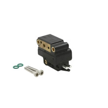 High-Quality OEM Fuel Distributor Black Sensor for Mercedes Benz W126/R129/W107 - 1 Piece