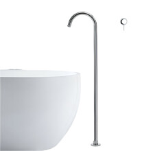 Elegant Floor-Standing Bathtub Faucet - Brushed Gold, Black, Gunmetal, Rose Gold, Chrome, Brass Options