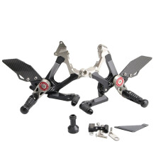 Ducati Panigale & Streetfighter V4 CNC Carbon Fiber Rearsets Footrest Kit