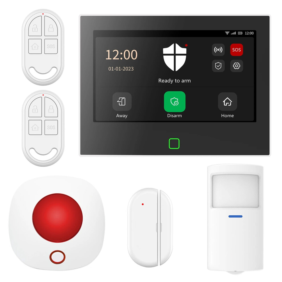 Smart Home Security System: Tuya Gsm Wifi Anti-Theft Alarm With Wireless & Wired Options 7445014515592
