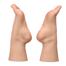 Realistic Silicone Female Feet Model - Lifelike Mannequin for Art, Display, Footwear, and Collection Enthusiasts