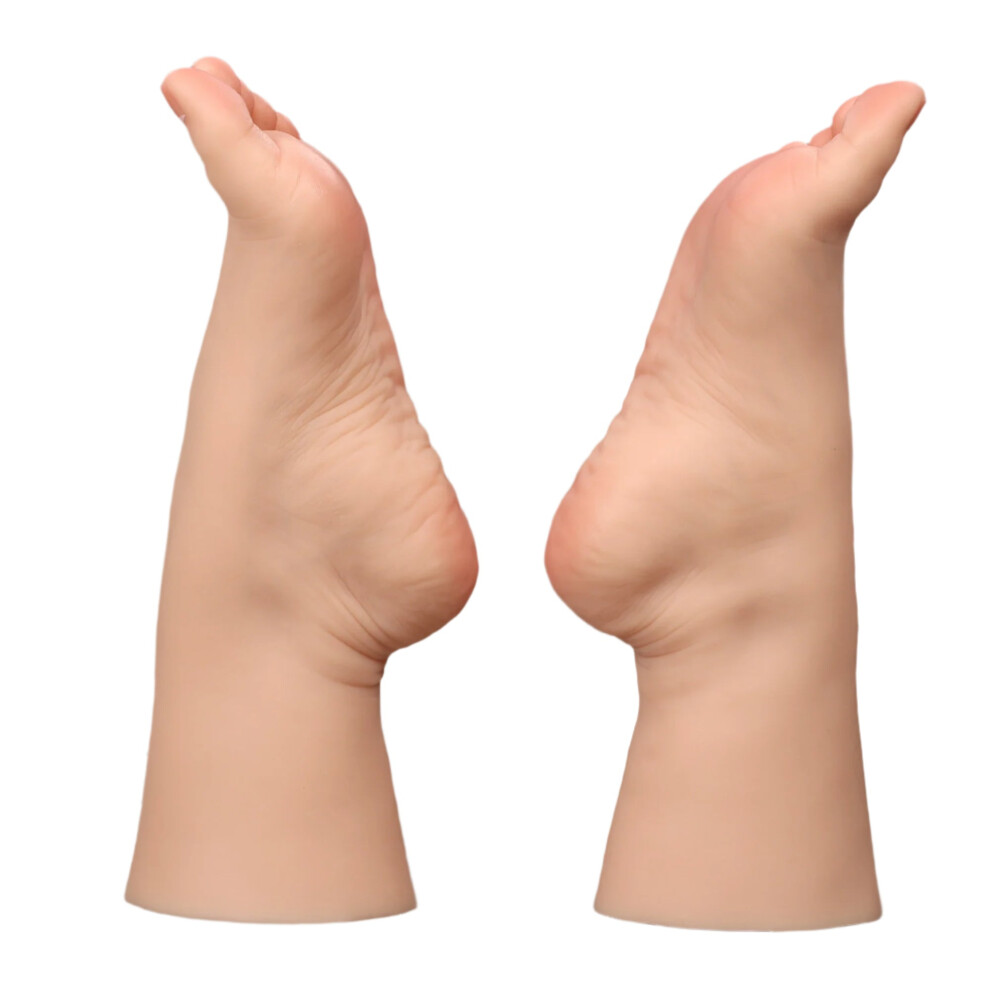 Realistic Silicone Female Feet Model - Lifelike Mannequin For Art, Display, Footwear, And Collection Enthusiasts 313026765762