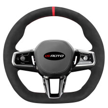 Premium Hand-Stitched Alcantara Steering Wheel Cover for BMW 5 Series M Sport & M5 (2023-2025)