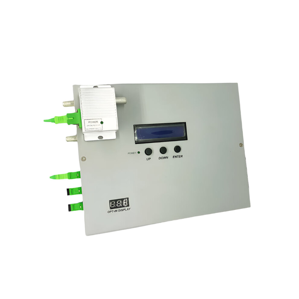 Compact Wolck Catv 1550Nm 10Db Dual Output Fiber Optic Transmitter Silver 313023889836
