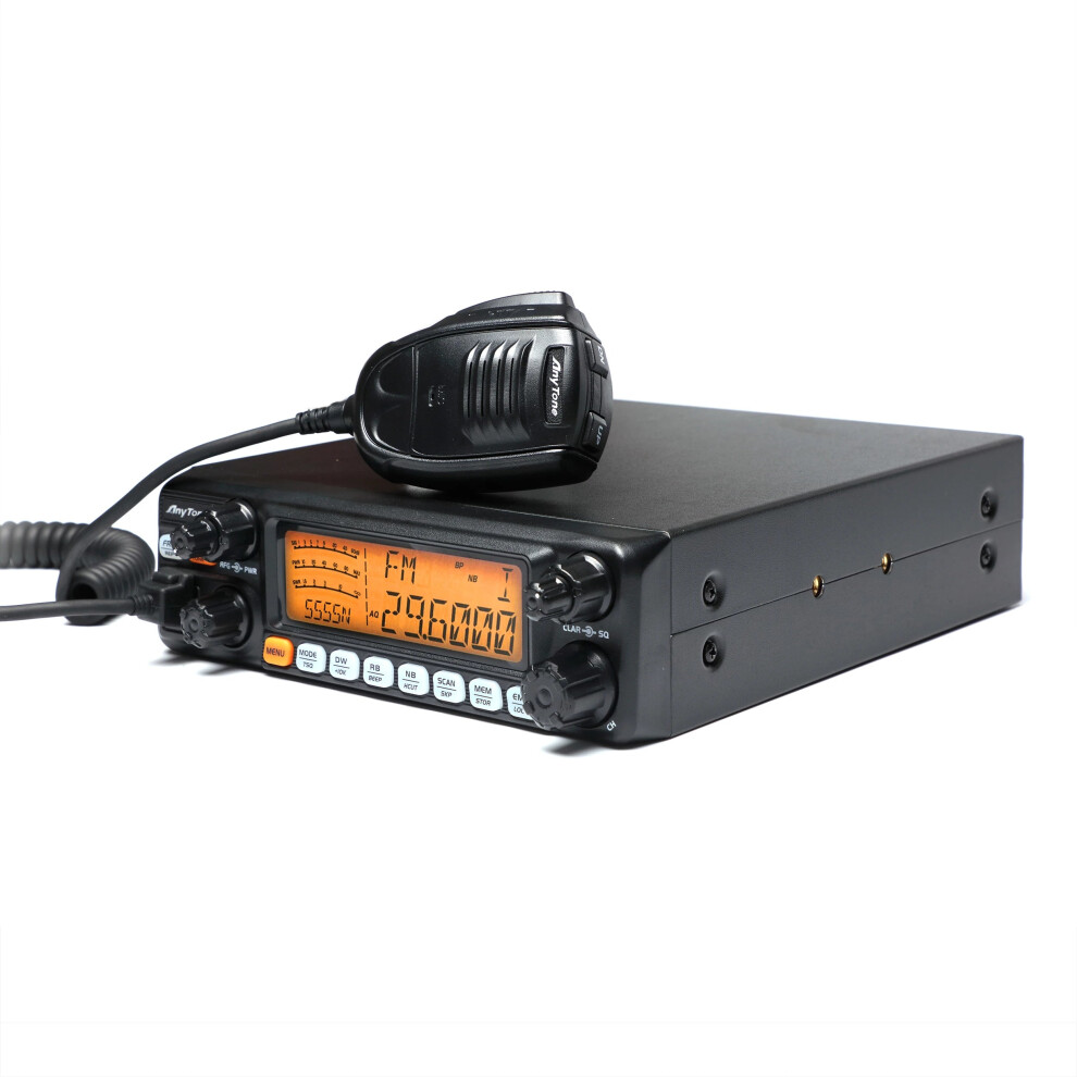 Anytone At-5555N Ii: High-Power 40-Channel Mobile Transceiver With 60W Am Pep, 50W Fm, 60W Ssb, Ctcss & Dcs 7445022983970