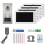 Advanced 4-Unit Apartment Intercom System with 7-Inch Video Doorbell & RFID Card Unlock 1