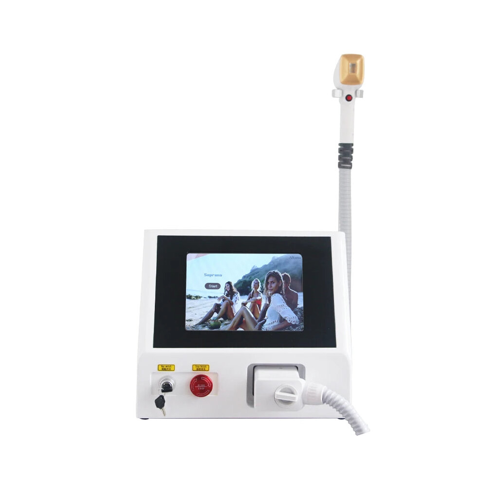 Triple-Wave 808nm Alexandrite Professional Laser Hair Removal Machine for Women  Permanent Diode Ice Titanium Device