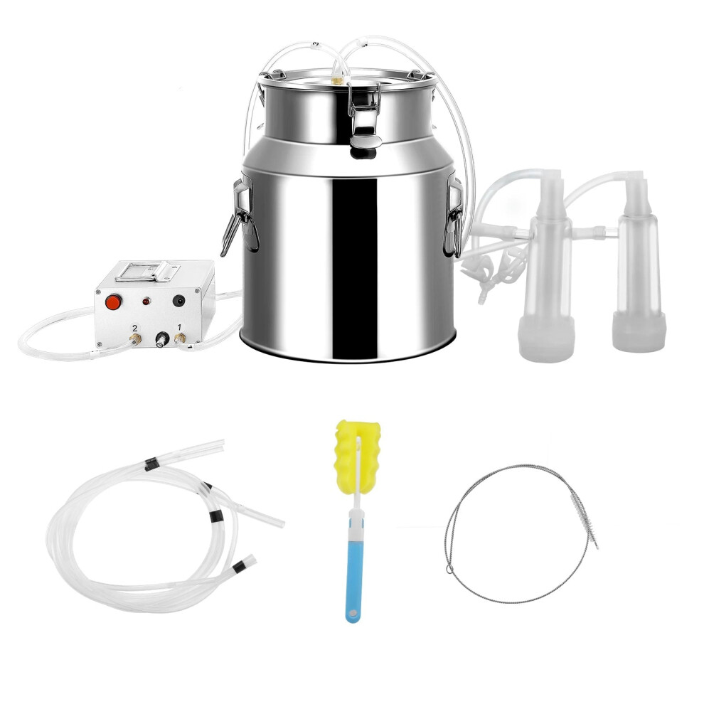 Rechargeable 14L Electric Goat Milking Machine With Vacuum Pulsation For Sheep Farms 7445016199165