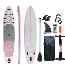 All-In-One Inflatable Paddle Board & Kayak Set with SUP, Surfboard, Pump, and Accessories