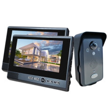 Wireless 7-Inch Video Intercom with Motion Detection & Long Standby - Punch-Free Visual Doorbell Security System
