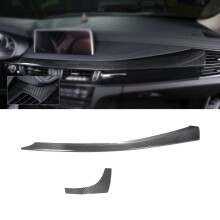 Premium 2-Piece Real Dry Carbon Dashboard Trim Kit for BMW X5 F15/X6 F16 (2014-2017)