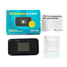 ZTE 5G Wireless Router MU5001 - Unlocked WiFi 6 AX1800 Mobile Hotspot with 2.4 Touch Screen & 4500mAh Battery