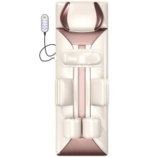 Portable Airbag Massage Cushion Chair - Full Body Massager with Neck Support, Heating, Lumbar Vibration, and Remote Control