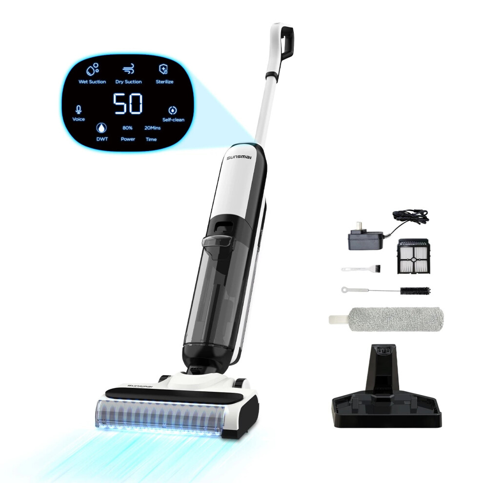 SunSmai Cordless Vertical Vacuum Cleaner: Powerful Upright & Handheld Wet/Dry Floor Scrubber-image-OPC-PMGJ6N2-NEW