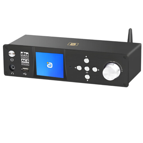 High-Performance 5.1 Channel DTS-HD Audio Decoder with ESS9038Q2M DAC, 4K HDMI 2.0, Bluetooth 5.1, and DSD/PCM768K Support