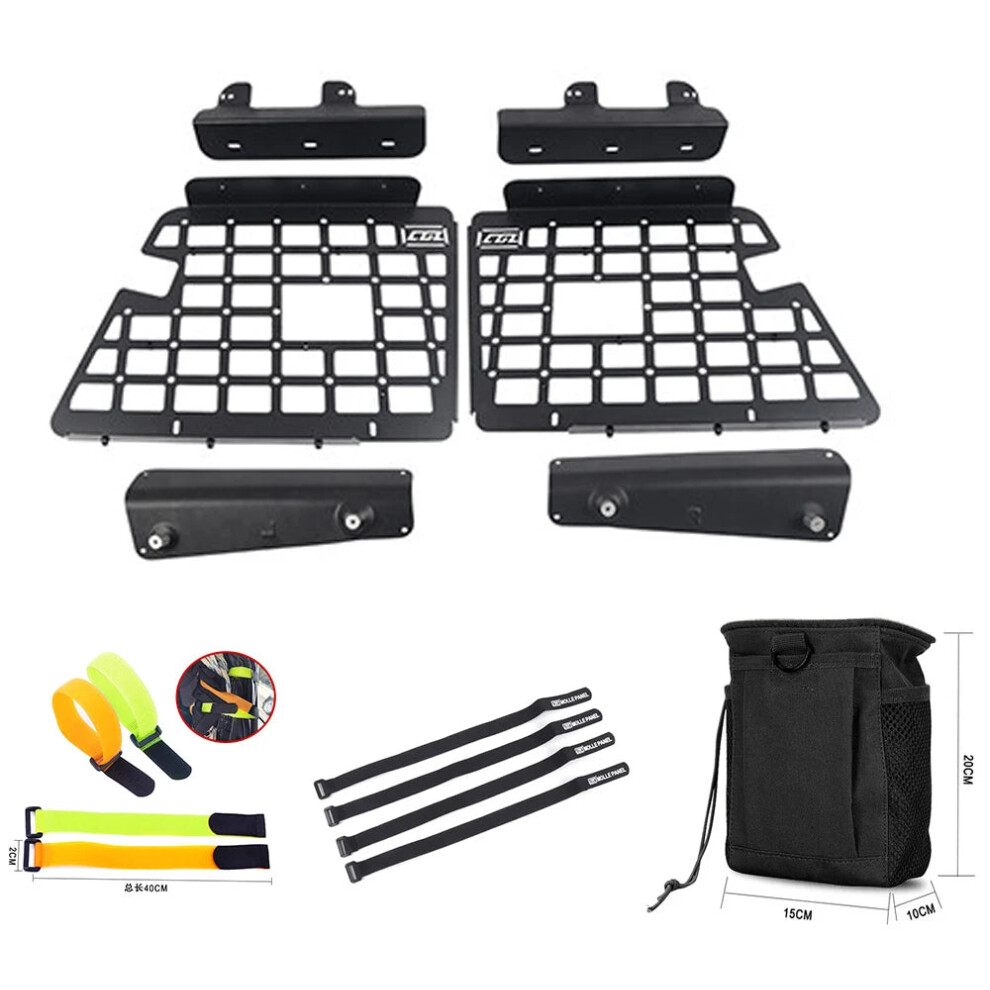 Mitsubishi Pajero V73/V75/V77 (1999-2006) Rear Trunk Molle Panel & Side Window Bracket Storage Shelf 7445011594552