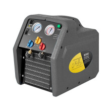 1HP Twin Cylinder Automatic AC Refrigerant Recovery Machine with 80% Overcharge Protection