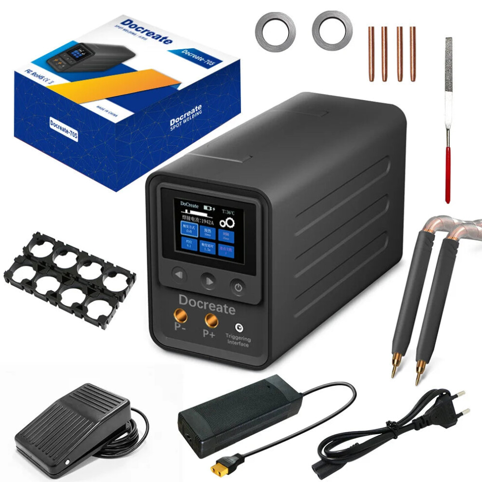 Advanced 4-Inch Color Screen Spot Welding Machine With 999-Level Fine Adjustment & Super Farad Capacitor 7445006116127
