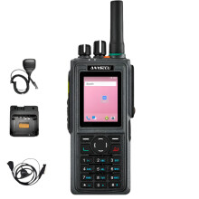 Anyscu Zello 4G Network Radio HD760 Android 7.1 Unlocked Mobile Phone with WiFi, Real PTT WalkieFleet, IP67 Waterproof
