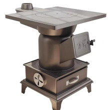 Eco-Friendly Smokeless Wood Stove for Indoor & Outdoor Heating and Cooking