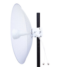 Dual-Band 22dBi Long-Range MIMO Antenna Feed for Parabolic Dish - 5G/4G/3G, 1710-4200MHz