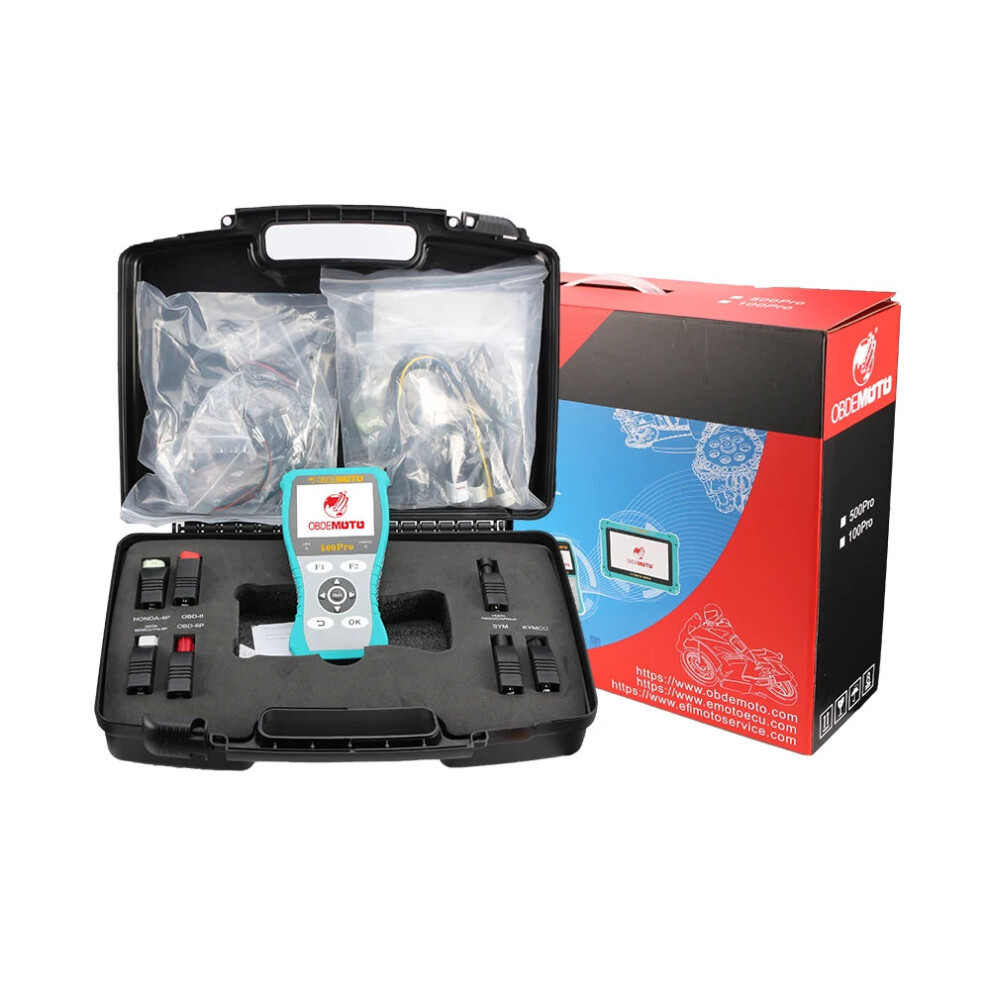 Obdemoto 500Pro Motorcycle Diagnostic Scanner: Dtc Reader & Fault Code Repair Tool For Maintenance 313051166190
