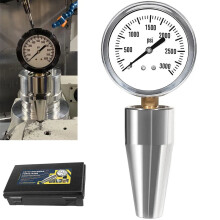 Universal CAT40/BT40 Drawbar Force Gauge - 0-3000 PSI, 5/8-11 Retention Knob Thread, CAT40 DFG-1 Spindle Tester