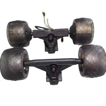 All-Terrain 105mm Dual Drive Electric Skateboard Scooter with Quad Wheel Hub Powertrain