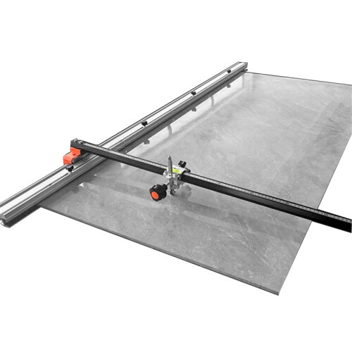 Precision Manual T-Type Track Tile Cutting Machine for Large Ceramic Tiles (2000-3000mm)