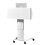 Compact Mobile Standing Lectern - White, Versatile for Classrooms, Offices, and Conferences 1