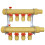 High-Flow PPR Copper Ball Distributor for Floor Heating - Rust-Resistant Design with Tire Dismantling Capability 1
