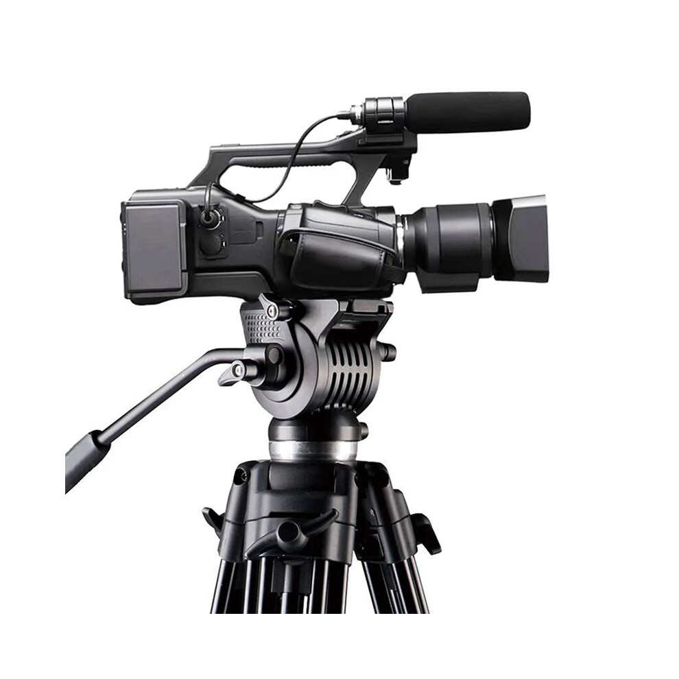 Nt777 Professional Video Tripod With Ground Spreader For Dslr & Camcorder - I For Wedding Photography & Travel 7445033389341