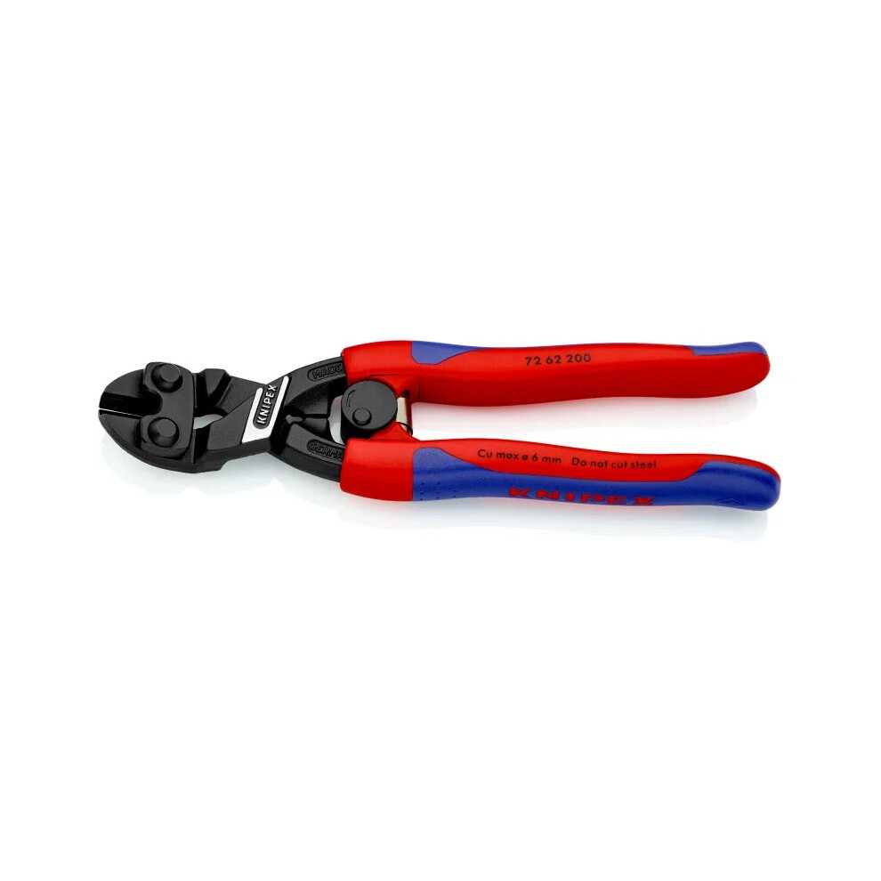 Knipex High Leverage Compact Shear Flush Cutter Pliers For Soft Metal & Plastic - Multi-Tool 7262200 744760005973