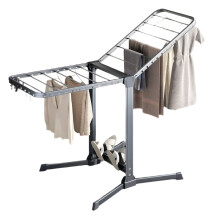 Premium Aluminum Alloy Folding Clothes Drying Rack - Versatile Indoor/Outdoor Organizer for Balcony, Bedroom, and More