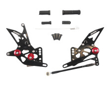 Arashi CNC Adjustable Rearset Foot Pegs for Suzuki GSX-R1000 (2005-2022)