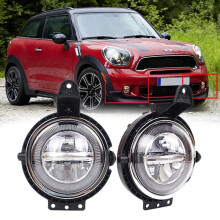 BMW Mini Cooper LED Angel Eyes Fog Lamp with DRL for Models R55-R61