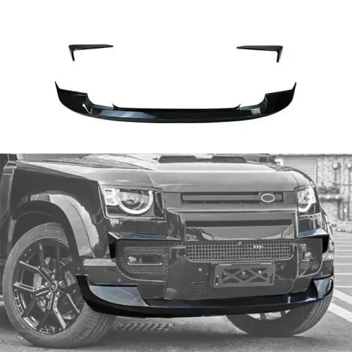 2020 Land Rover Defender Front Bumper Lip Spoiler & Diffuser Protector