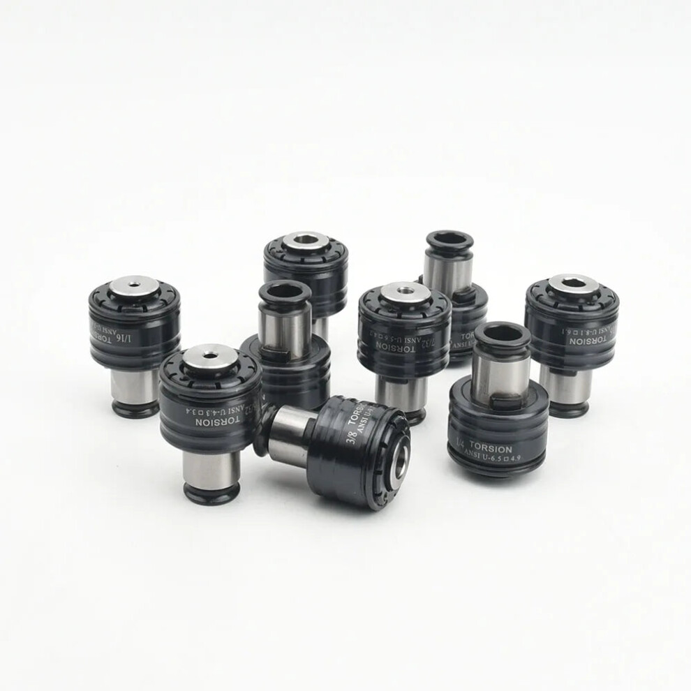 Yousailing 9-Piece Gt12 Imperial Tapping Collet Set With Ansi Taps, Chucks & Overload Protection 7445047411465