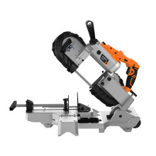R2103T 1100W Cordless Portable Band Saw with Removable Alloy Steel Base - Handheld Cutting Power