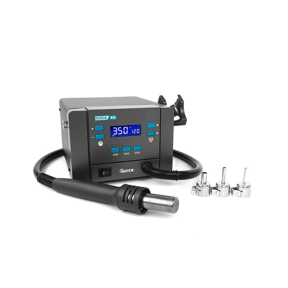 Quick K8 1000W Lead-Free Digital Hot Air Desoldering Rework Station For Phone Repair 744759271686