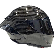 DOT Approved Bright Black Full Face Motorcycle Helmet with Big Spoiler for Men and Women - Motocross Capacete Casque