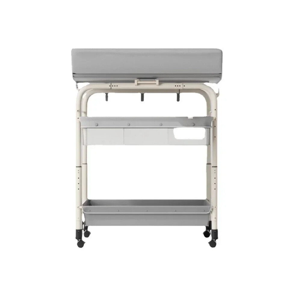 Multifunctional Baby Bath Basin & Diaper Table: Newborn Healthcare Station with Adjustable Infant Bed and Sitting Bracket