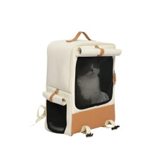 Retro draagbare huisdierenrugzak - 2023 ademende opvouwbare reismand voor katten en honden