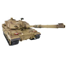 Heng Long 1/16 Scale Challenger II RC Tank RTR Model 2.4G - Yellow Paint, Gearbox, Wheels & Smoking Unit (TH17734)