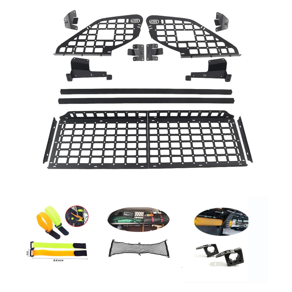 Modular Storage Panel Shelf For Subaru Forester Sj (2014-2018) - Rear Trunk Luggage Organizer & Molle Panel 7445013487456
