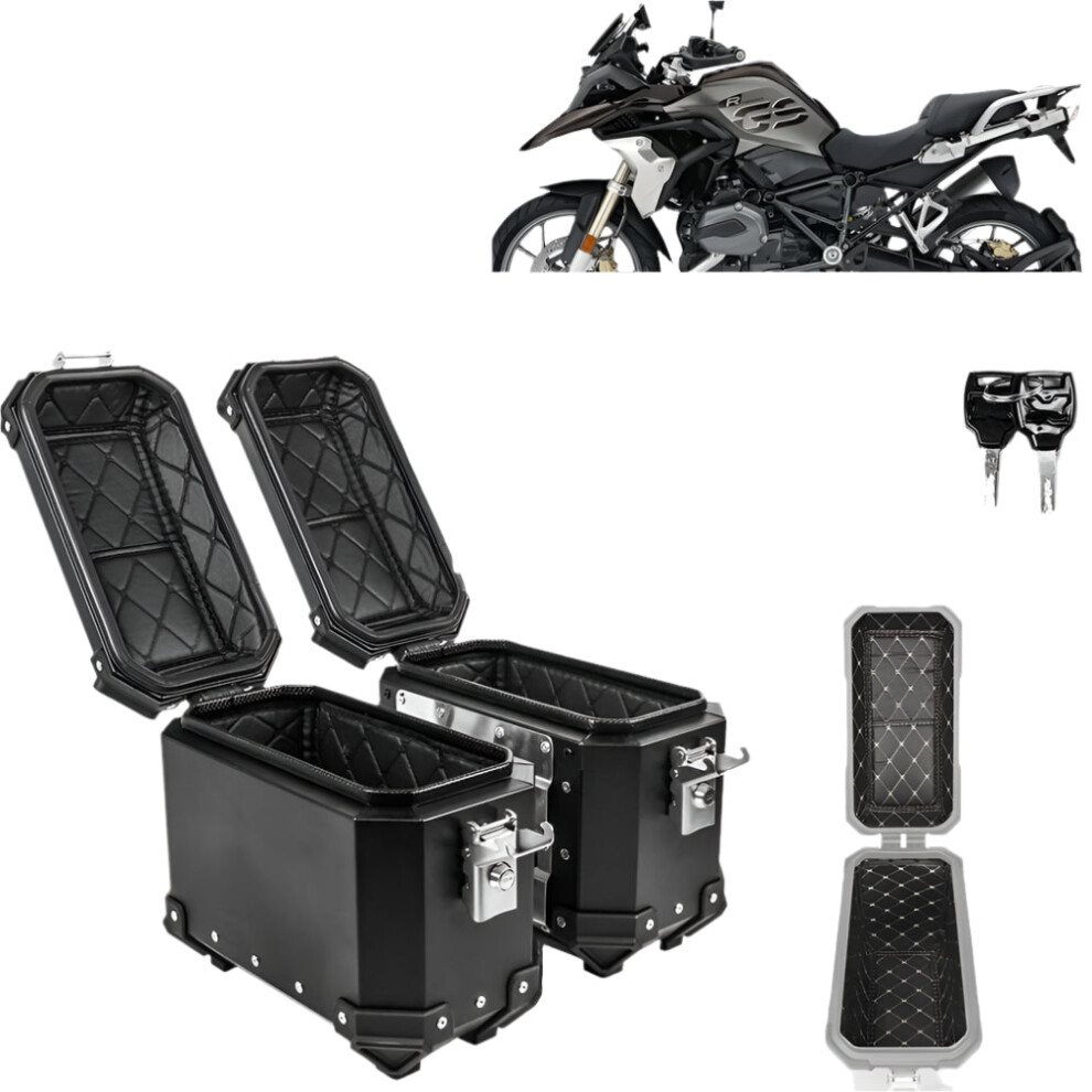Universal 28L Aluminum Alloy Pannier Side Case For Honda Crf1100l & Voge Ds525x - Durable Motorbike Luggage Box & Storage Trunk 313095125139